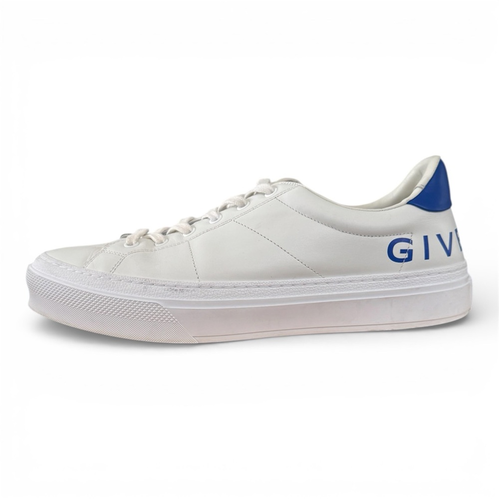 Givenchy White Leather Sneakers Men Size 43 Luxury Designer Very Good Condition